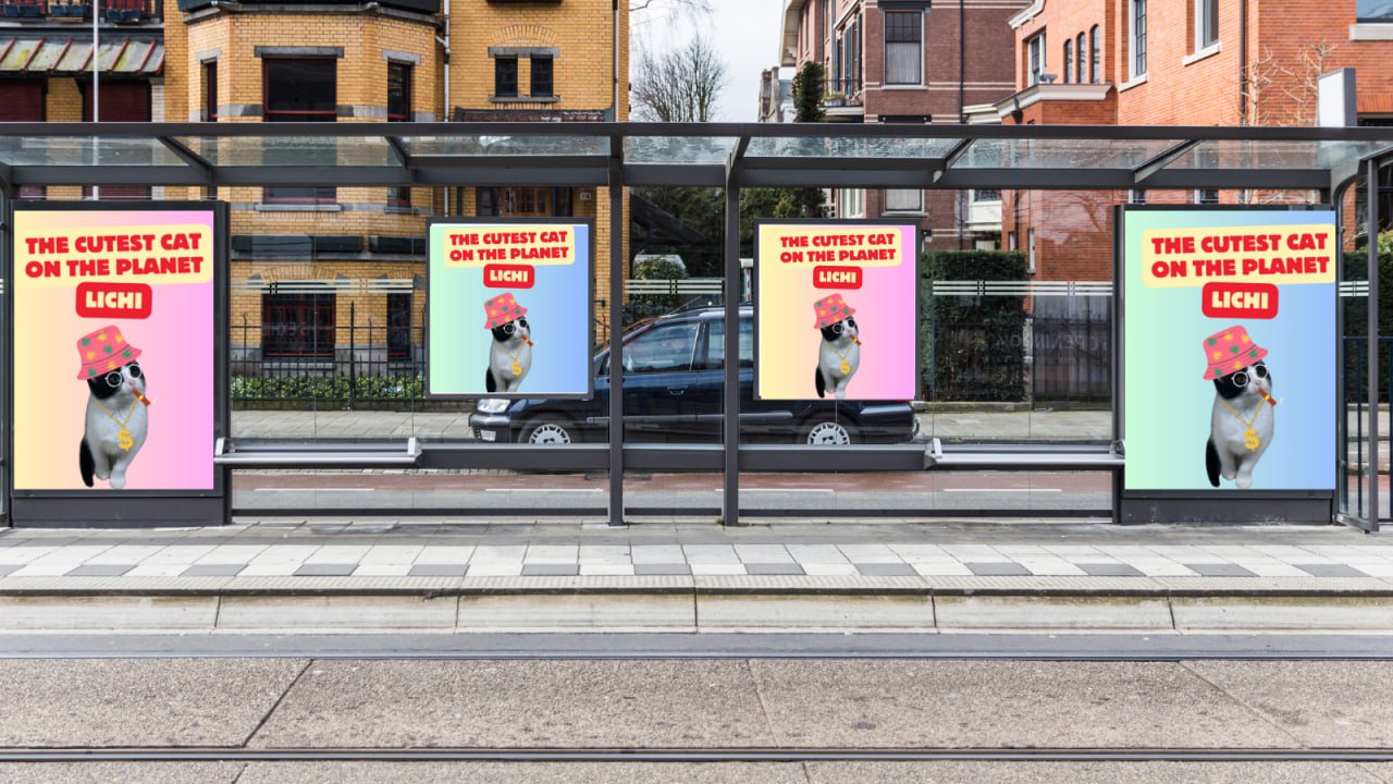 lichi bus stop banner